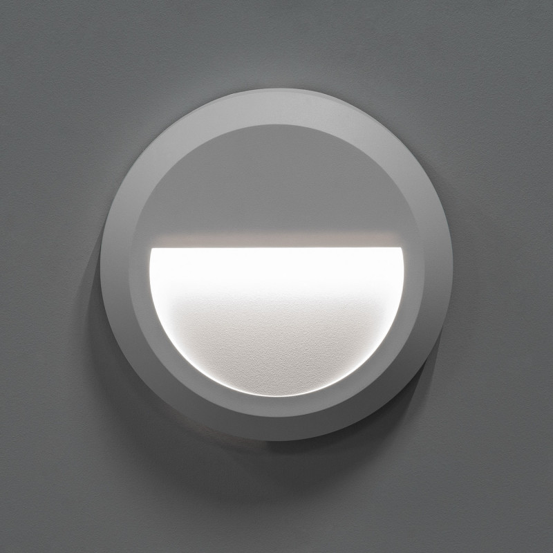 Product of  Edulis Round Surface Outdoor LED Wall Light in White