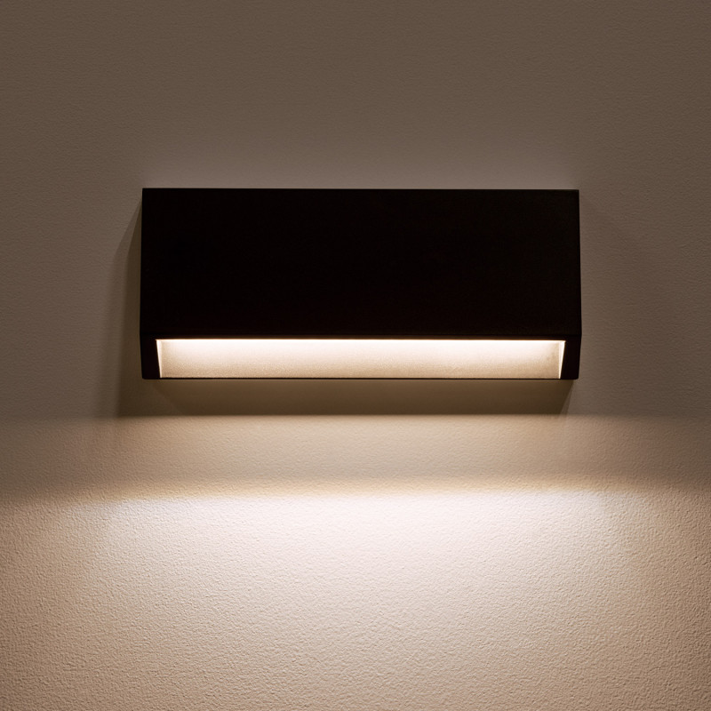 Product of 3W Valeta Rectangular Surface Outdoor LED Wall Light in Anthracite 