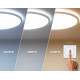 Product of Round 12W Superslim LED Panel SwitchCCT Selectable Ø 155mm Cut-Out