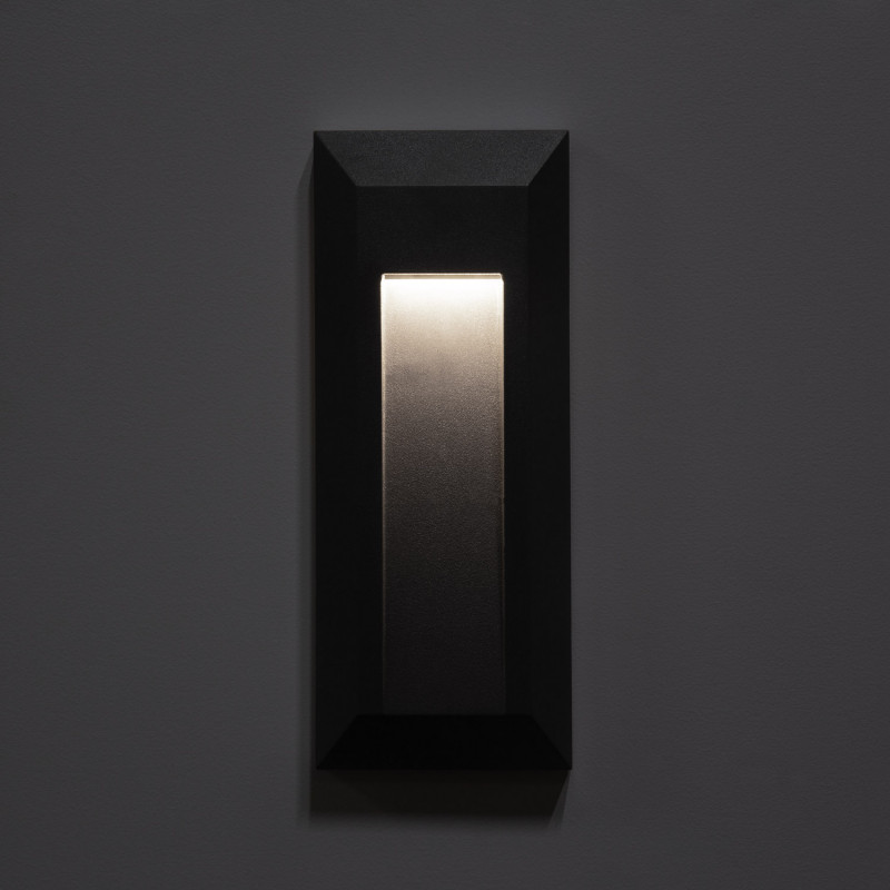 Product of  Gisli Rectangular Surface Outdoor LED Wall Light in Black