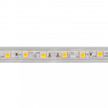 Product of Amber Yellow LED Strip 220V AC 60 LED/m IP65