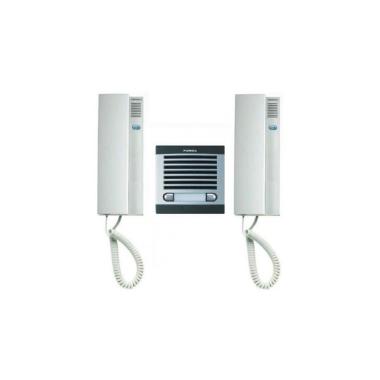 Kit citofono Automatico con 2 Campanelli  CITYMAX 4+N 1/L 6202 FERMAX