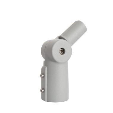 Bras sur Colonne Orientable 90º Ø44mm pour Luminaires Éclairage Public Gris