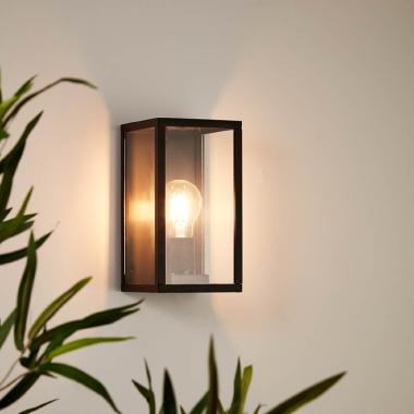 Dove Outdoor Glass & Aluminium Wall Lamp