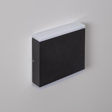 Orus 6W Outdoor Double Sided Illumination Square Black LED Wall Lamp