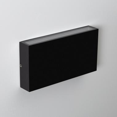 Kaira 10W Outdoor Double Sided Illumination Rectangular Black LED Wall Lamp