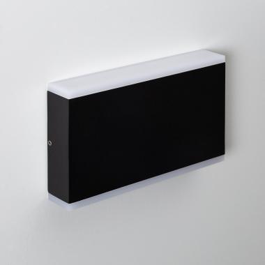 Hera 10W Outdoor Double Sided Illumination Rectangular Black LED Wall Lamp