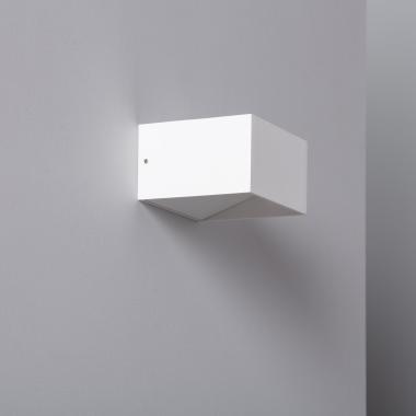 Kinkiet Ścienny LED 6W z Aluminium Oświetlenie Dwustronne Biały Lico