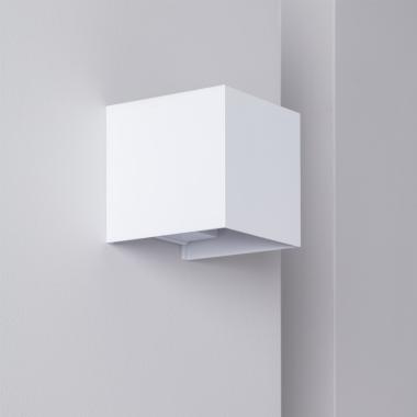 6W New Eros White Outdoor LED Double Sided Wall Lamp