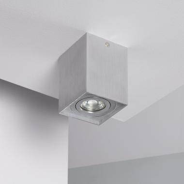 Plafonnier Aluminium Jaspe Argenté