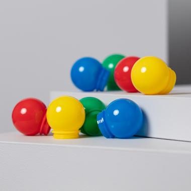 Reserve bollen voor slinger Multicolor 8 stuks