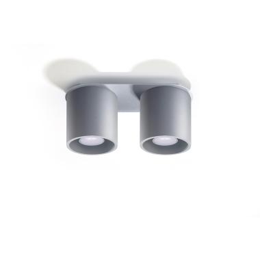 Orbis 2 Spotlight Aluminium Wall Lamp SOLLUX