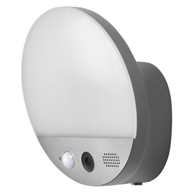 Applique da parete Circolare LED 15W 63 lm/W con telecamera e sensore di movimento Wi-Fi IP44 4058075564480 SMART+ LEDVANCE