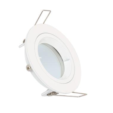 Downlight-Ring Rund Weiss für LED-Glühbirne GU10 / GU5.3 Ø 65 mm