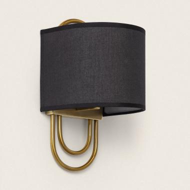 Olivia Metal & Cloth Wall Lamp