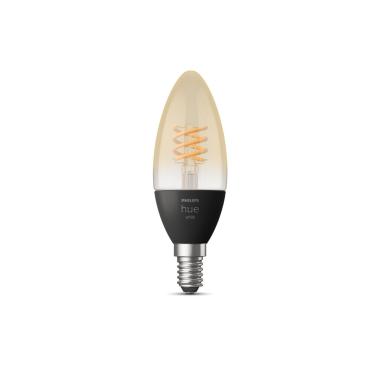 LED Lamp Filament E14 4.5W 300 lm B35 PHILIPS Hue White Candle