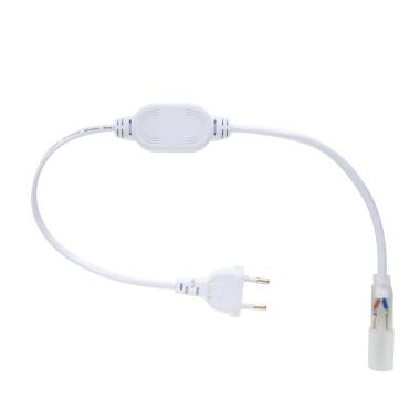 Napájecí Kabel pro Kulaté LED Hadice 220V AC IP65 Střih každých 100 cm