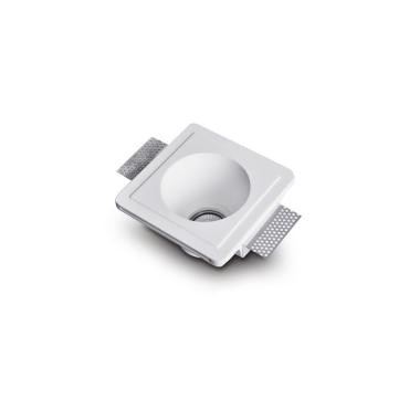 Square Downlight Bezel 153x153mm Cut Out UGR17 Plasterboard Integration for GU10/GU5.3 LED Bulbs