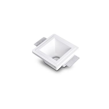 Collerette Downlight Intégration Plâtre/Pladur Carrée pour Ampoule LED GU10/GU5.3 Coupe 153x153 mm UGR17