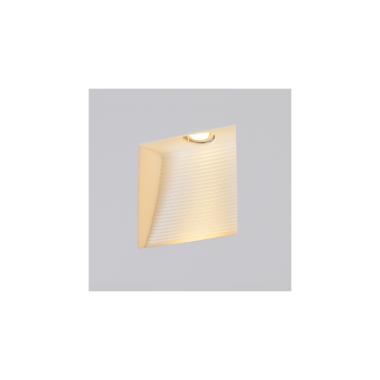 Wandlamp Pleisterwerk/Pladur integratie 2W Zaagmaat 173x145 mm