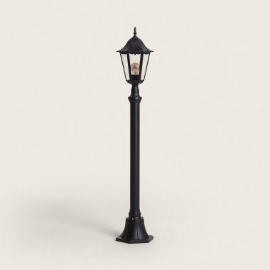 Lampadaire Extérieur en Saillie sur Pied 185 cm Black Traditional