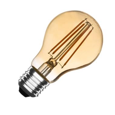 Żarówka Filament LED E27 6W 540 lm Ściemnialna A60 Gold