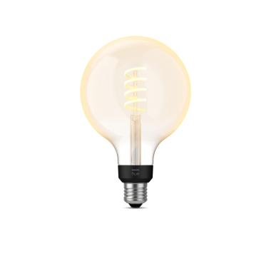 LED-Glühbirne Filament E27 7W 550 lm G125 PHILIPS Hue White Ambiance