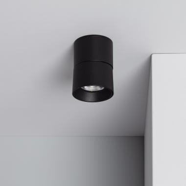 Applique LED 7W Alluminio Circolare Nero New Onuba