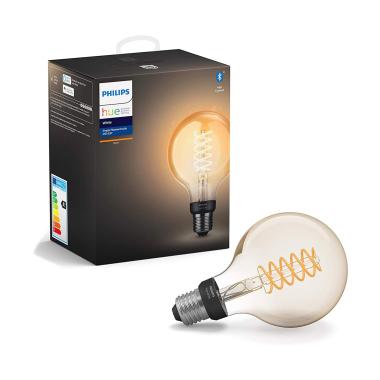 LED Lamp Filament E27 7W 550 lm G93 PHILIPS Hue White