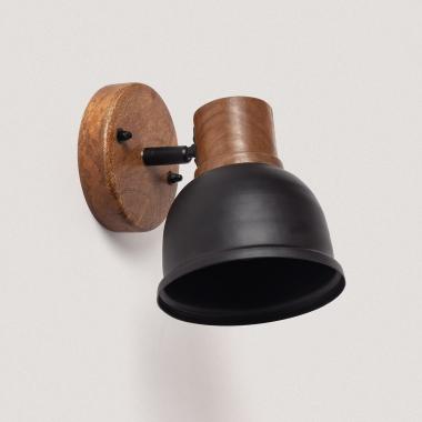 Eider Metal & Wood Wall Lamp ILUZZIA