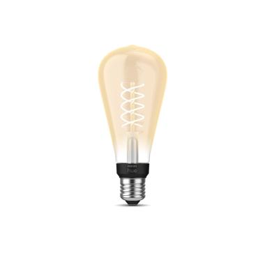 E27 Filament LED Bulb PHILIPS Hue White Edison 7W ST72 550 lm