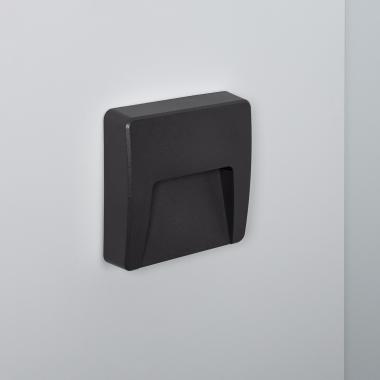 Dag Square Outdoor 3W LED Wall Light in Anthracite