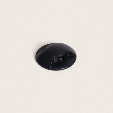 1W Letso 2L Outdoor Recessed Ground Spotlight in Black