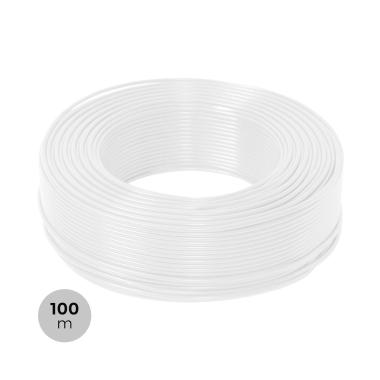 Rol 100m Kabel Flexibel Interieur 3 x 1,5mm² Wit 1kv Rv-k