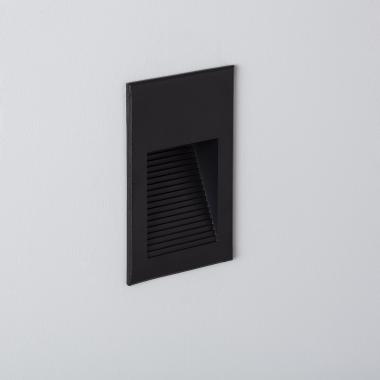 5W Goethe Horizon Aluminium Outdoor LED Wall Light in Black