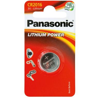 Blisterverpakking 1 Lithium batterij 3V PANASONIC CR-2016EL/1B