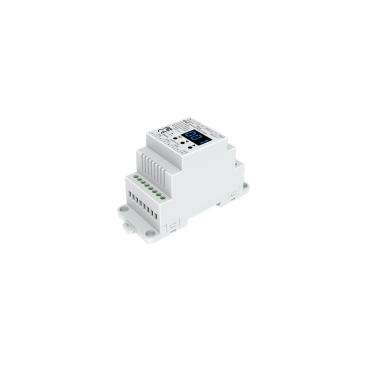 Decoder DMX512 & RDM 12-48V DC 4 Kanalen 350-1200mA voor DIN rail