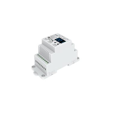 Controller TRIAC DMX RDM  2-kanaals decoder voor DIN-rail