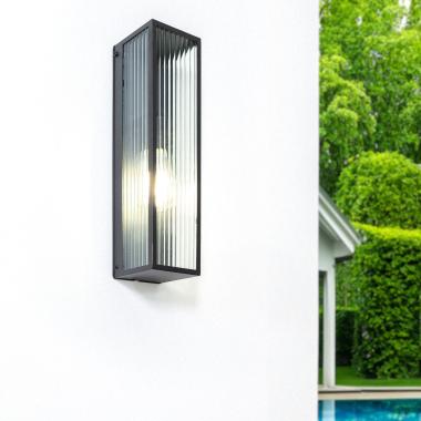 Taiga Outdoor Metal & Glass Wall Lamp