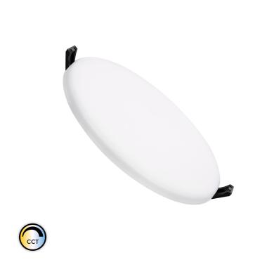 LED Paneel Ronde Slim Surface 18W CCT Selecteerbaar (UGR19) Zaag maat Ø 155 mm IP54