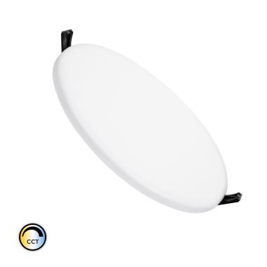 LED Paneel Ronde Slim Surface 24W CCT Selecteerbaar (UGR19) Zaag maat Ø 200 mm IP54