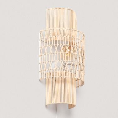 Masego L Braided Paper Wall Lamp ILUZZIA