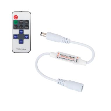 Controller Dimmbar Mini LED-Streifen Einfarbig 5/12V DC mit RF-Fernbedienung