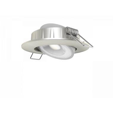 5W Round Directional LED Downlight Ø68 mm Cut-Out Polished Chrome