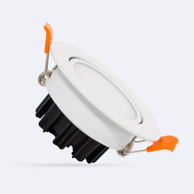 LED Downlight Einbaustrahler 6W Rund Schwenkbar Ausschnitt Ø 70mm IP44