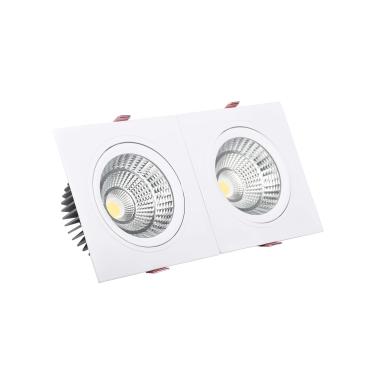 Oczko Downlight LED 10W Prostokątne Podwójne New Madison Wycięcie 165x75 mm