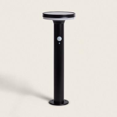 Helios 6W Stainless Steel 304 Solar LED Bollard with PIR Motion Detector 45cm