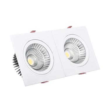 Faretto Downlight LED 30W Rettangolare Madison Foro 260x120 mm