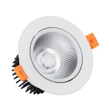 Downlight COB Rond Richtbaar LED 12W Wit Zaag maat Ø 90 mm No Flicker