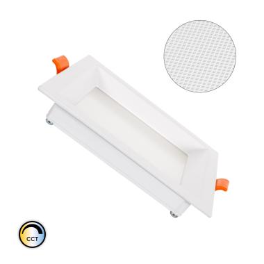 Oprawa LED 10W CCT do Wyboru Kwadratowa Slim Mikropryzmatyczna (UGR17) LIFUD Wycięcie 110x110 mm